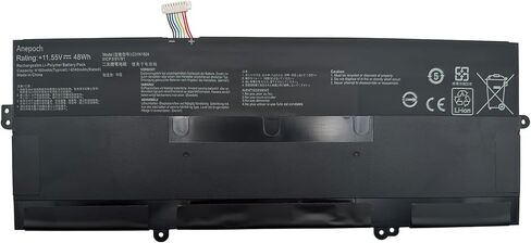 استبدال بطارية الكمبيوتر المحمول C31N1824 لجهاز Asus Chromebook Flip C434 C434T C434TA C434TA-AI0041 C434TA-AI0045 C434TA-AI0095 DS384T DSM4T DS588T E10013 Series C31PNC1 11.55V 48Wh 4160mAh in Saudi Arabia