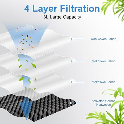 أكياس الغبار البديلة لملحقات قطع غيار المكنسة الكهربائية Dreame X40 Ultra Complete / L10s Pro Ultra Heat / X30 Ultra Robot، سعة كبيرة 3 لتر، توفر لك مشكلة التنظيف (8 قطع) in Kuwait