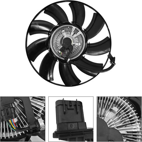 قابض مروحة تبريد المبرد الإلكتروني LR095536، بديل لسيارة Land Rover LR4/رينج روفر/رينج روفر سبورت 2010-2013 2020، LR-095536 LR012645 in Kuwait