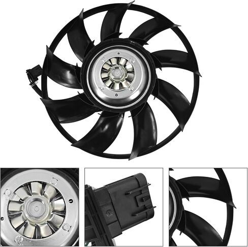 قابض مروحة تبريد المبرد الإلكتروني LR095536، بديل لسيارة Land Rover LR4/رينج روفر/رينج روفر سبورت 2010-2013 2020، LR-095536 LR012645 in Kuwait