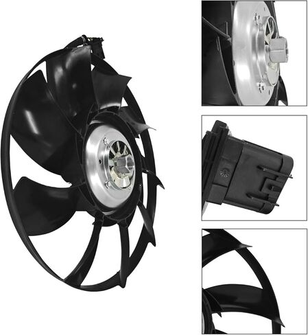 قابض مروحة تبريد المبرد الإلكتروني LR095536، بديل لسيارة Land Rover LR4/رينج روفر/رينج روفر سبورت 2010-2013 2020، LR-095536 LR012645 in Kuwait