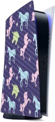 MightySkins Carbon Fiber Gaming Skin for PS5 / Playstation 5 Digital Edition - Pink Diamond | Durable Textured Carbon Fiber Finish | Easy to Apply and Change Styles | Made in The USA in Saudi Arabia