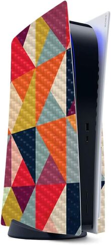 MightySkins Carbon Fiber Gaming Skin for PS5 / Playstation 5 Digital Edition - Pink Diamond | Durable Textured Carbon Fiber Finish | Easy to Apply and Change Styles | Made in The USA in Saudi Arabia