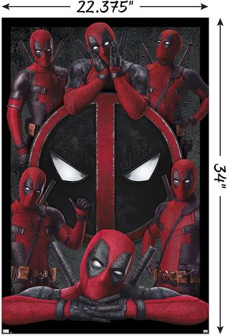Trends International Marvel Deadpool Legacy - ملصق حائط مجمع in Saudi Arabia