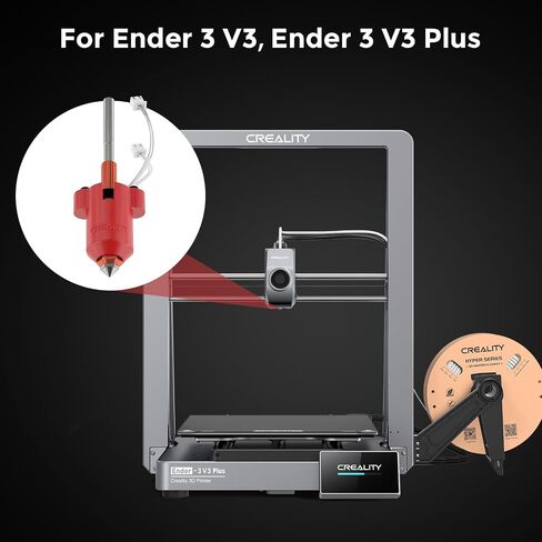مجموعة أدوات التسخين السيراميكية Ender 3 V3 الرسمية من Creality، مجموعة أدوات التسخين السيراميكية Ender 3 V3، نهاية ساخنة لمقاومة درجات الحرارة العالية 300 درجة مئوية، استبدال Hotend الموصلية الحرارية المعدنية بالكامل in Kuwait