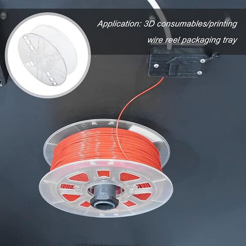 DOITOOL 3D Printer Filament Reusable Spool 3D Printer Accessories Hollow Bobbin 1kg Spool Filament Reel Parts in Kuwait