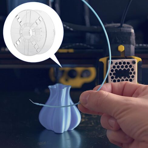 DOITOOL 3D Printer Filament Reusable Spool 3D Printer Accessories Hollow Bobbin 1kg Spool Filament Reel Parts in Kuwait