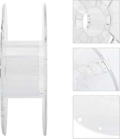 DOITOOL 3D Printer Filament Reusable Spool 3D Printer Accessories Hollow Bobbin 1kg Spool Filament Reel Parts in Kuwait
