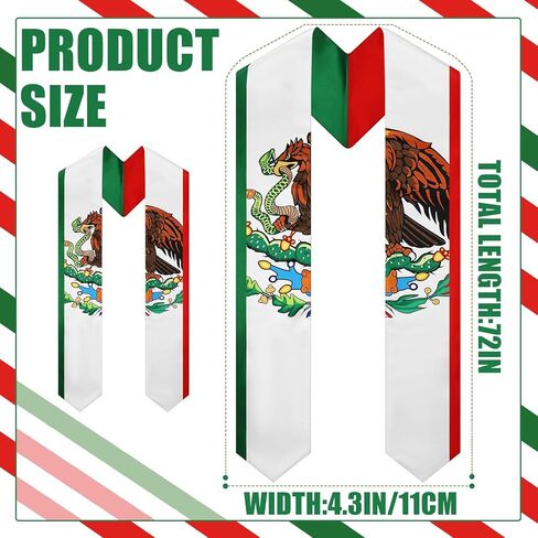 2024 حفل التخرج في المكسيك سرق وشاح 72 بوصة للخريجين الدوليين in Kuwait