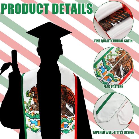 2024 حفل التخرج في المكسيك سرق وشاح 72 بوصة للخريجين الدوليين in Kuwait