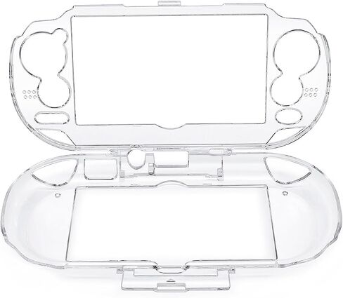 TNP Clear Hard Case for PS Vita 1000 - Protective Transparent Hard Case for Sony PSV 1000, Full Cover Crystal Clear Hard Case for PSVita PCH 1000 Model, Snap-in Protector Cover Case with Clear Display in Saudi Arabia
