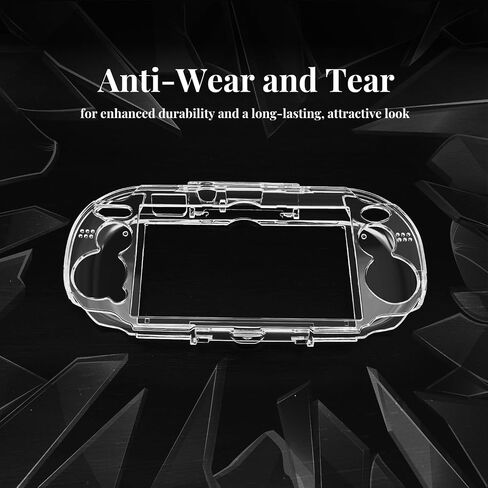 TNP Clear Hard Case for PS Vita 1000 - Protective Transparent Hard Case for Sony PSV 1000, Full Cover Crystal Clear Hard Case for PSVita PCH 1000 Model, Snap-in Protector Cover Case with Clear Display in Saudi Arabia