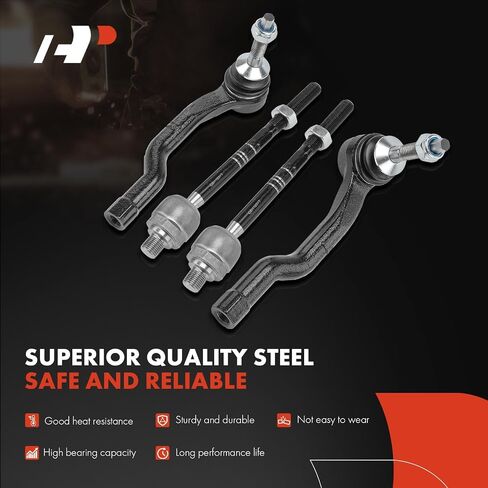 A-Premium Set of 8, Front Inner Outer Tie Rod End, Front and Rear Sway Bar Link, Compatible with Ford Fusion 2013-2020, Edge 2015-2021, Lincoln MKZ 2013-2020, MKX 2016-2018 in Saudi Arabia