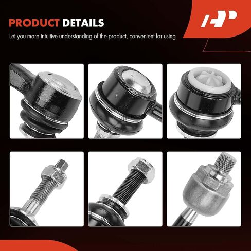 A-Premium Set of 8, Front Inner Outer Tie Rod End, Front and Rear Sway Bar Link, Compatible with Ford Fusion 2013-2020, Edge 2015-2021, Lincoln MKZ 2013-2020, MKX 2016-2018 in Saudi Arabia