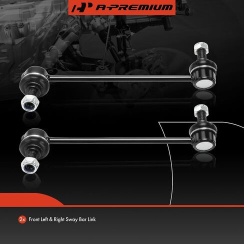 A-Premium 2 × وصلات قضيب تثبيت أمامية Sway Bar، متوافقة مع Kia Soul 2010 2011 2012 2013 in Saudi Arabia