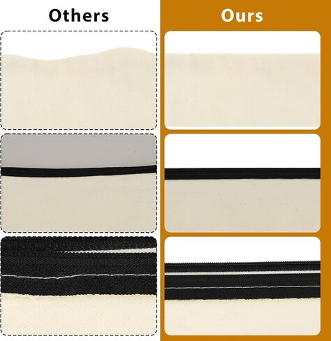10Pcs Blank Canvas Makeup Bags, 8.3 × 5 Inch Sublimation Blanks Cosmetic Bags, Beige Canvas Pouch Heat Transfer Pen Case Pencil Bags, Multi-purpose Travel Toiletry Zipper Bags for Painting DIY Crafts in Saudi Arabia