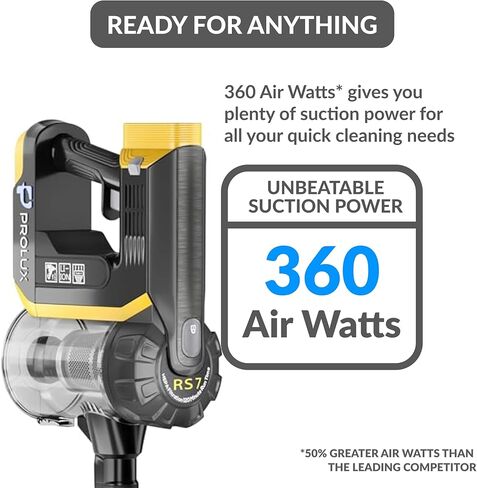 مكنسة برولوكس RS7 PRO اللاسلكية المحمولة للتنظيف الاحترافي للمنزل والمكتب بثلاث بطاريات in Kuwait