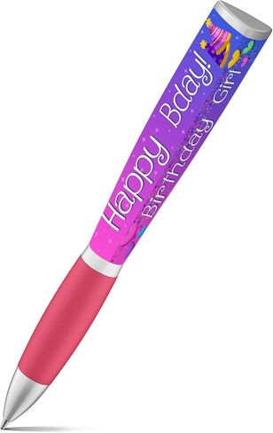 قلم عيد ميلاد سعيد (قلم واحد، ثلاثي الجوانب) - هدايا حفلات أعياد الميلاد للأطفال - أقلام رائعة وأقلام كتابة وأقلام مخصصة - هدايا للأصدقاء، هدايا للفتيات الصغيرات، هدايا للفتيات في سن المراهقة، هدايا للفتيات، أقلام لطيفة in Kuwait