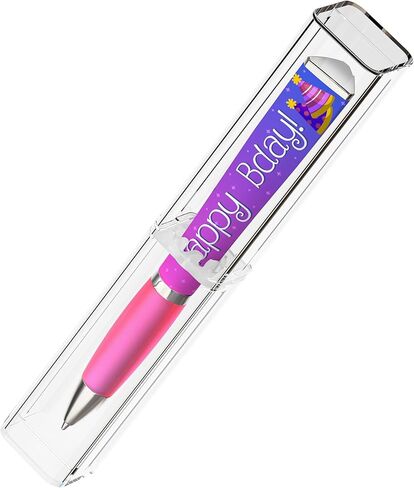 قلم عيد ميلاد سعيد (قلم واحد، ثلاثي الجوانب) - هدايا حفلات أعياد الميلاد للأطفال - أقلام رائعة وأقلام كتابة وأقلام مخصصة - هدايا للأصدقاء، هدايا للفتيات الصغيرات، هدايا للفتيات في سن المراهقة، هدايا للفتيات، أقلام لطيفة in Kuwait