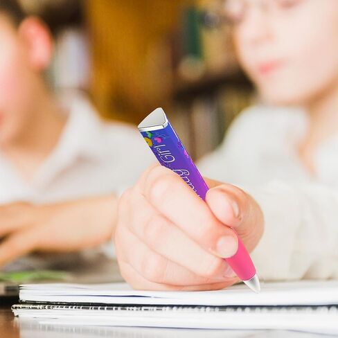 قلم عيد ميلاد سعيد (قلم واحد، ثلاثي الجوانب) - هدايا حفلات أعياد الميلاد للأطفال - أقلام رائعة وأقلام كتابة وأقلام مخصصة - هدايا للأصدقاء، هدايا للفتيات الصغيرات، هدايا للفتيات في سن المراهقة، هدايا للفتيات، أقلام لطيفة in Kuwait