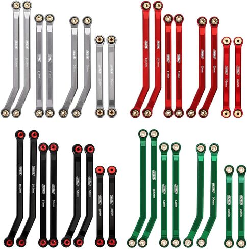 INJORA Aluminum 4 Link Set for SCX24 C10 JLU Bronco Base Camp 4Runner, GL in Saudi Arabia