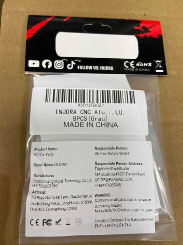 INJORA Aluminum 4 Link Set for SCX24 C10 JLU Bronco Base Camp 4Runner, GL in Saudi Arabia
