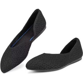 Women's Flat Ballet Shoes Comfortable Versatile Fashion Pointed Toe Slip On Comfortable Lightweight Women's Shoes