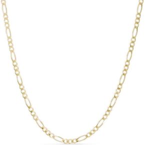 Verona Jewelers Womens 1.5MM Figaro Chain Necklace In Sterling Silver, Figaro Link Chain For Pendants, Thin Dainty Necklace, Sterling Silver, Gold, Rose Gold 16-30