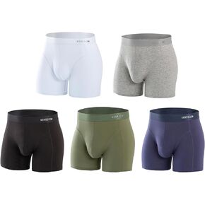 Men's Extended Stretch Combed Cotton Boxer Briefs