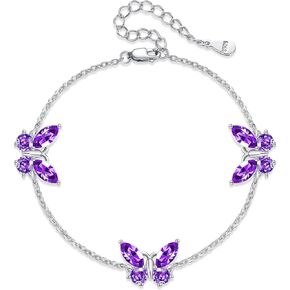 Butterfly Bracelet Sterling Sliver Unique Butterfly Bracelet Butterfly Jewelry Gifts for Women Girl