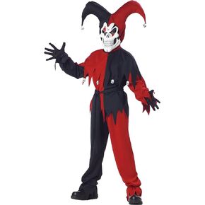 Kids Evil Jester Costume