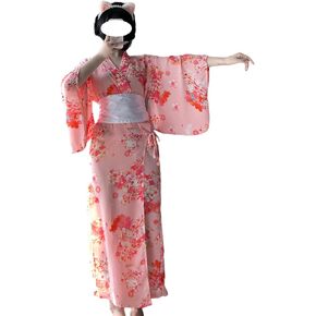 SINGUYUN Women Kimono Bathrobe Costume Japanese Anime Lingerie Cosplay underwear Set Yukata Sexy