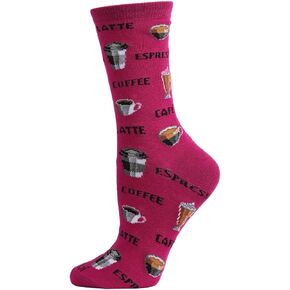 جوارب MeMoi Coffee Bamboo Blend Crew