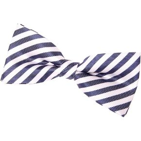 Retreez Striped Woven Pre-tied Bow Tie (4.5")