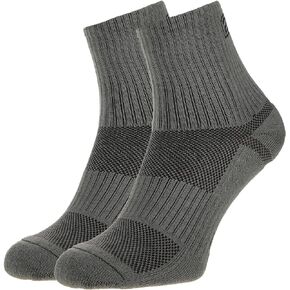 281Z Military Cotton Micro Crew Boot Socks - Cushioned Sole - Moisture Wicking - Odor Resistant (Foliage Green)