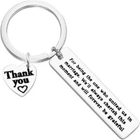 Wedding Officiant Keychain Wedding Officiant Gift Thank You Gift for Wedding Planner Wedding Officiant Appreciation Gift