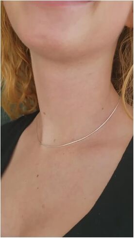 مجوهرات فيرونا من الفضة الإسترليني 1 ملم سلسلة ثعبان مستديرة إيطالية - سلسلة من الفضة الإسترليني للمعلقات (16-30) in Kuwait