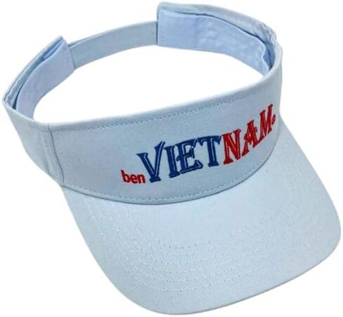 Vietnamese-American Fashion Sun Visor Vietnam Veteran Traveling Biden Hat Fan White in Saudi Arabia