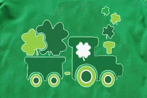 St Patricks Day Shirt for Boys Girls Truck Dinosaur Shamrock Irish T-Shirt Toddler Kids Long Sleeve Raglan Tees Tops in Saudi Arabia