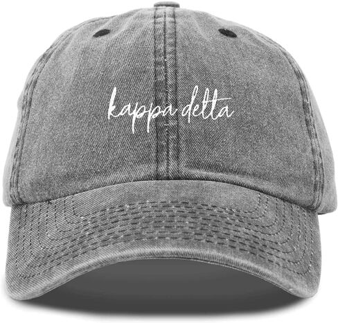 DALIX Kappa Delta Cursive Sorority Hat Womens Embroidered Cap in Saudi Arabia