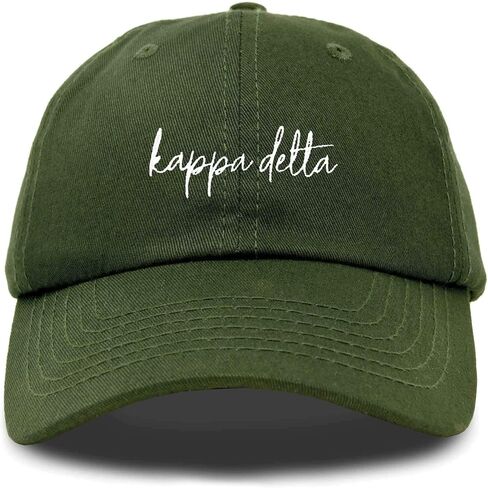 DALIX Kappa Delta Cursive Sorority Hat Womens Embroidered Cap in Saudi Arabia