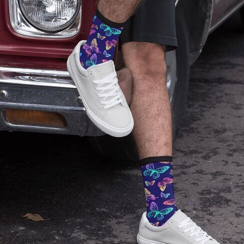 جوارب Jedenkuku Novelty Fun Crew Socks مريحة للرجال والنساء in Kuwait