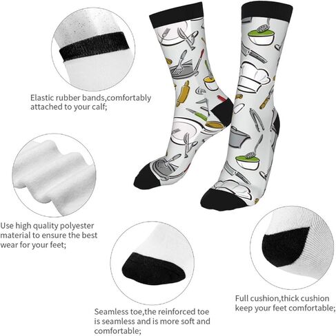 Jedenkuku Novelty Fun Crew Socks Fashion Comfortable Men'S And Women'S Socks in Kuwait