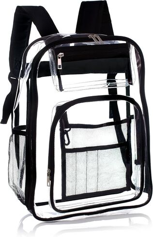 Clear Bag for Women EVA Material Transparent Backpack - Clear Backpack Stadium Approved Adult Bag For Concerts, School, Laptop, Book, Diaper in Saudi Arabia