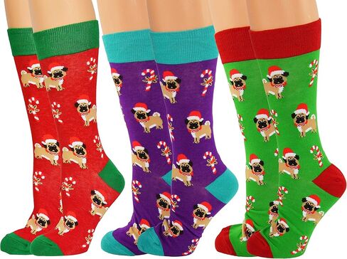 جوارب ARAD المبتكرة للرجال والنساء، ملابس عيد الميلاد المجنونة للكلاب in Kuwait
