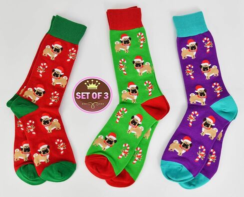 جوارب ARAD المبتكرة للرجال والنساء، ملابس عيد الميلاد المجنونة للكلاب in Kuwait