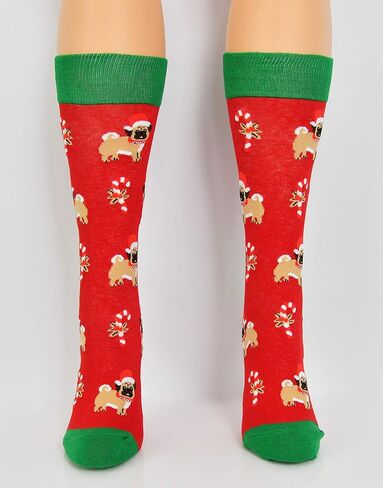 جوارب ARAD المبتكرة للرجال والنساء، ملابس عيد الميلاد المجنونة للكلاب in Kuwait