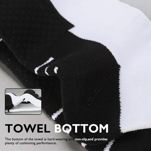 Running Socks Breathable Athletic Socks,Cushion Ankle Socks For Men And Women 6pairs in Saudi Arabia