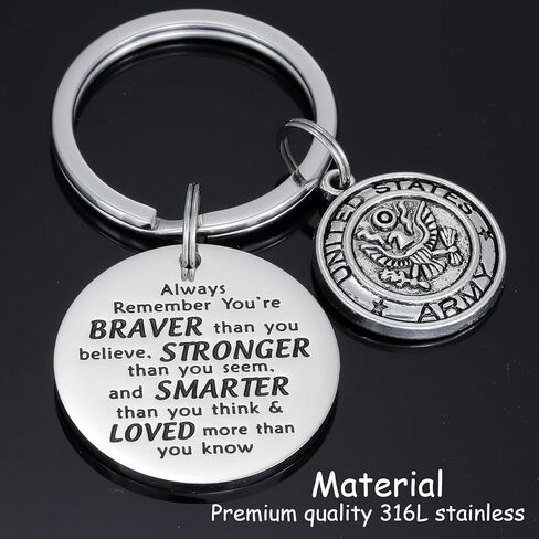 Kivosliviz الجيش المفاتيح هدايا للجنود نشر سلاسل المفاتيح للرجال هدايا النشر العسكري لصديقها الجيش المفاتيح in Kuwait