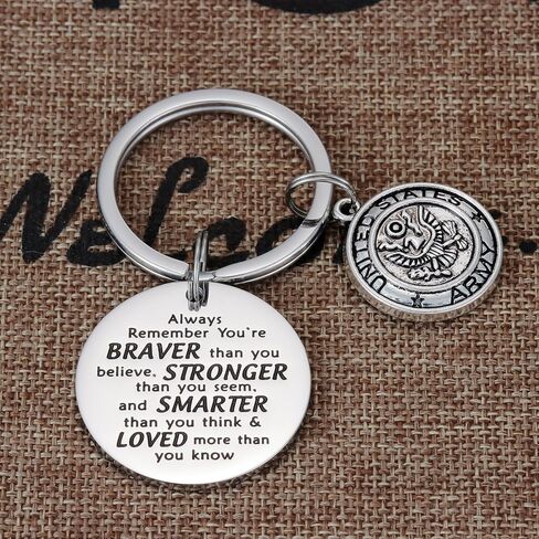 Kivosliviz الجيش المفاتيح هدايا للجنود نشر سلاسل المفاتيح للرجال هدايا النشر العسكري لصديقها الجيش المفاتيح in Kuwait